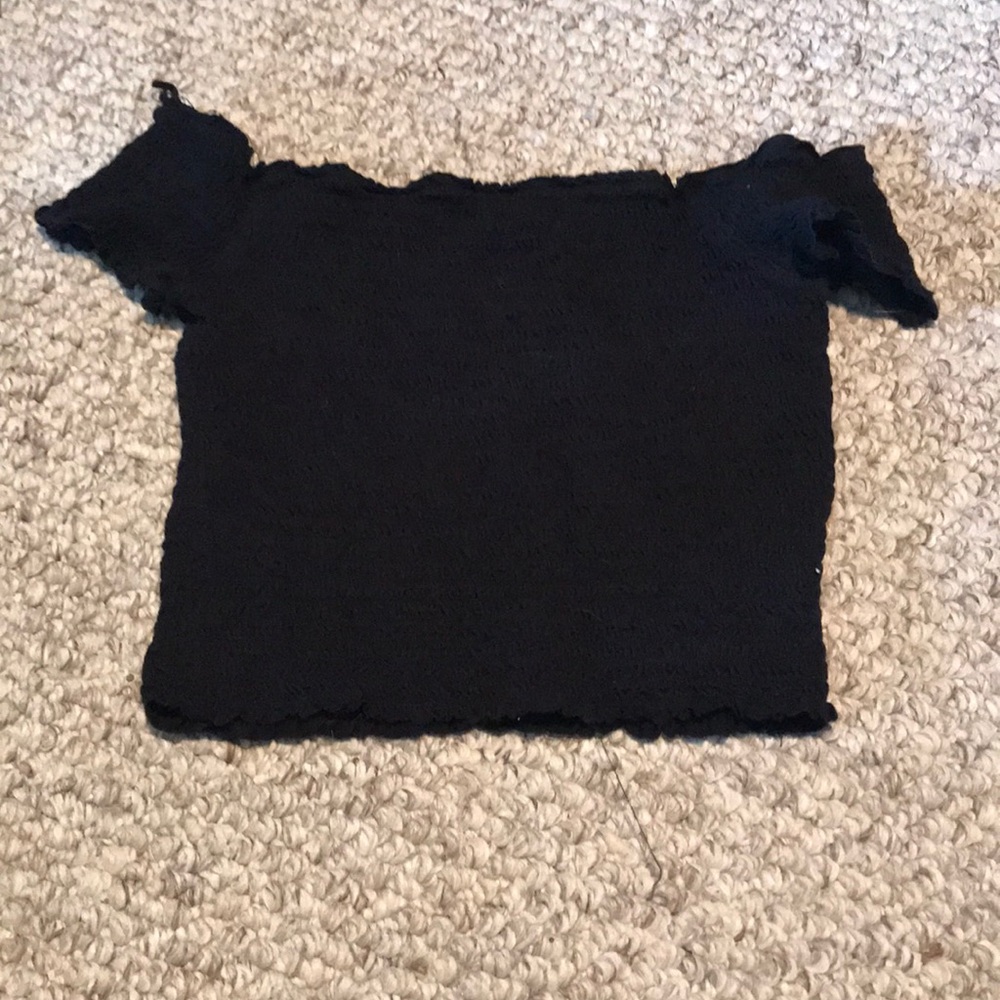 black crop top